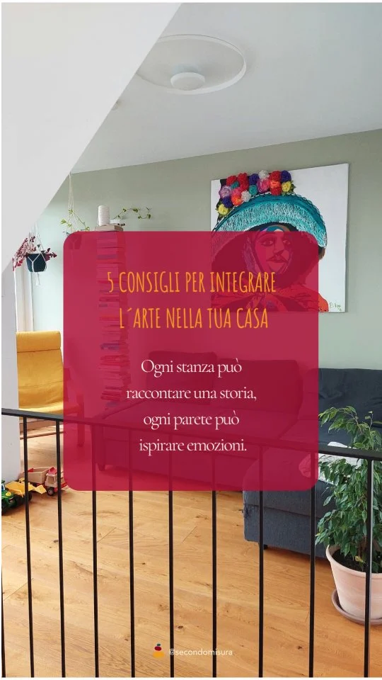 Ogni spazio racconta una storia diversa, ogni immagine può trasformare l'atmosfera e il nostro stato d'animo.

⚠️ Ma attenzione: 
il contesto e le diverse esigenze fanno la differenza

Nel reel ti svelo 5+1 consigli pratici per integrare l'arte, sue riproduzioni o oggetti che ti fanno stare bene nella tua casa, rispettando i luoghi e le emozioni che li abitano.

👉 quale consiglio proverai subito?
💾 se ti è piaciuto questo contenuto, salva il post per non perderlo.

#bisogni #psicologiaarchitettonica #psicologiaambientale #secondomisura #benessere #ambiente #arte